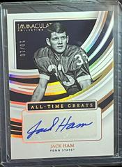 Jack Ham [Gold] Football Cards 2022 Panini Immaculate Collegiate All Time Greats Signatures Prices