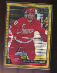 Henrik Zetterberg [Seismic Gold] #10 Hockey Cards 2016 O-Pee-Chee Platinum Prices