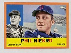 Phil Niekro [Orange] Baseball Cards 2022 Topps Pro Debut MiLB Legends Prices