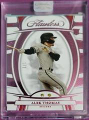 Alek Thomas [Yellow Diamond] #55 Baseball Cards 2022 Panini Flawless Prices