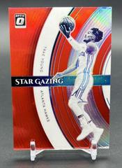 Trae Young [Red] #14 Basketball Cards 2021 Panini Donruss Optic Star Gazing Prices