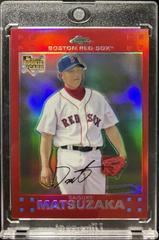 Daisuke Matsuzaka [Japanese Red Refractor] #330 Baseball Cards 2007 Topps Chrome Prices