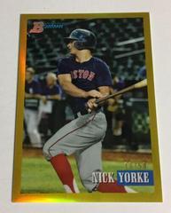 Nick Yorke [Chrome Prospect Gold] Baseball Cards 2021 Bowman Heritage Prices