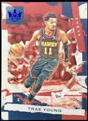 Trae Young [Sapphire] #1 Basketball Cards 2021 Panini Court Kings Prices