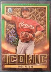 Jose Altuve [Green] #BI-15 Baseball Cards 2023 Bowman Chrome Iconic Prices