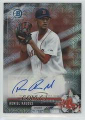 Roniel Raudes #BMA-RR Baseball Cards 2017 Bowman Mega Box Chrome Autographs Prices