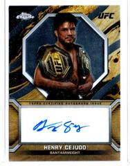 Henry Cejudo #MOC-HCE Ufc Cards 2024 Topps Chrome UFC Marks of Champions Autograph Prices