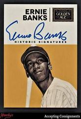 Ernie Banks #EBK Baseball Cards 2014 Panini Golden Age Historic Signatures Prices