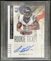 Alfred Blue [Both Hands on Ball Sec Autograph Championship Ticket] #199 Football Cards 2014 Panini Contenders Prices