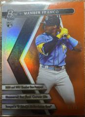 Wander Franco [Orange] #PPF-8 Baseball Cards 2022 Bowman Platinum Portfolios Prices
