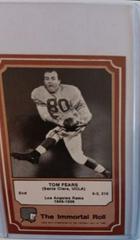 Tom Fears Football Cards 1975 Fleer Hall of Fame Prices