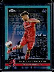 Nicholas Gioacchini [Aqua] #BCS-18 Soccer Cards 2023 Topps Chrome MLS Big City Strikers Prices