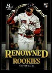 Triston Casas #RR-10 Baseball Cards 2023 Bowman Platinum Renowned Rookies Prices