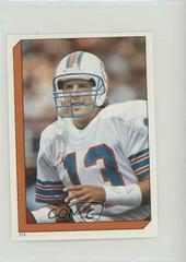 Dan Marino Football Cards 1986 Topps Stickers Prices