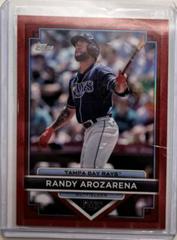 Randy Arozarena [Red] #13 Baseball Cards 2023 Topps Flagship Collection Prices