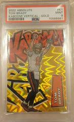 Tom Brady [Gold] #K1 Football Cards 2022 Panini Absolute Kaboom Vertical Prices