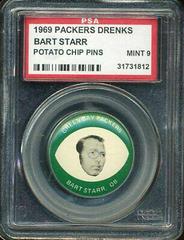 Bart Starr Football Cards 1969 Drenks Potato Chip Packers Pins Prices