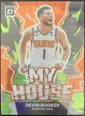 Devin Booker [Lime Green] #14 Basketball Cards 2022 Panini Donruss Optic My House Prices