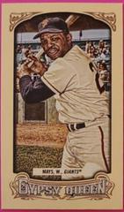 Willie Mays [Mini Kneeling Black] #328 Baseball Cards 2014 Topps Gypsy Queen Prices