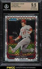 Mike Trout [Xfractor] Baseball Cards 2012 Bowman Chrome Prices