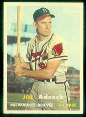 Joe Adcock #117 Baseball Cards 1957 Topps Prices