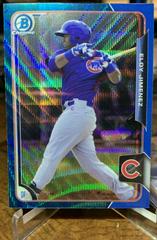 Eloy Jimenez [Blue Wave Refractor] #BCP186 Baseball Cards 2015 Bowman Chrome Prospects Prices