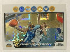 Carmelo Anthony [Xfractor] Basketball Cards 2007 Topps Chrome Prices