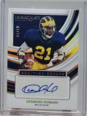 Desmond Howard [Gold] #GS-DHO Football Cards 2022 Panini Immaculate Collegiate All Time Greats Signatures Prices