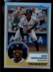 Didi Gregorius [Orange] #83T-7 Baseball Cards 2018 Topps Chrome 1983 Prices