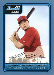 John Vanden Berg Baseball Cards 2006 Bowman Prospects Prices