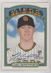 Jake Cronenworth Real One Autographs Baseball Cards 2021 Topps Heritage Real One Autographs Prices