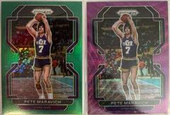 Pete Maravich [Green Ice Prizm] Basketball Cards 2021 Panini Prizm Prices