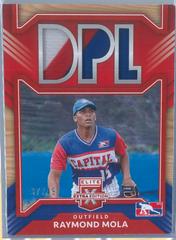 Raymond Mola [Red] Baseball Cards 2022 Panini Elite Extra Edition DPL Materials Prices