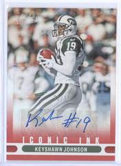 Keyshawn Johnson [Red] #II-KJ Football Cards 2022 Panini Absolute Iconic Ink Autographs Prices