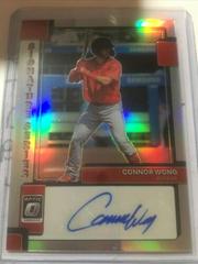 Connor Wong #SIGS-CW Baseball Cards 2022 Panini Donruss Optic Signature Series Prices