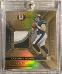 Carson Strong [Prime] Football Cards 2022 Panini Gold Standard Newly Minted Memorabilia Prices