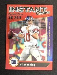 Eli Manning [Red] #IC-2 Football Cards 2022 Panini Classics Instant Prices