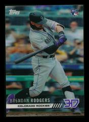 Brendan Rodgers Baseball Cards 2019 Topps on Demand 3D Motion Prices