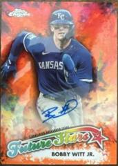 Bobby Witt Jr. [Orange] Baseball Cards 2023 Topps Chrome Update Future Stars Autographs Prices