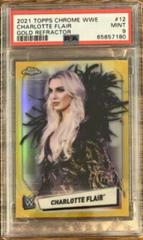 Charlotte Flair [Gold Refractor] #12 Wrestling Cards 2021 Topps Chrome WWE Prices