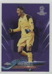 Sergio Rico [Purple Refractor] Soccer Cards 2017 Topps Chrome UEFA Champions League Prices