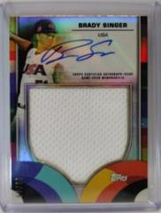 Brady Singer #WBCRA-BS Baseball Cards 2023 Topps World Classic WBC Autograph Relics Prices