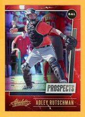 Adley Rutschman [Red] #P-2 Baseball Cards 2021 Panini Absolute Prospects Prices