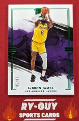 LeBron James [Green] Basketball Cards 2022 Panini Impeccable Prices
