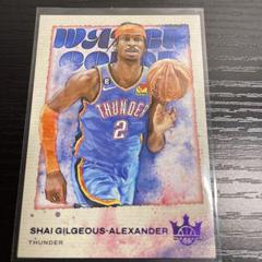 Shai Gilgeous-Alexander [Violet] #9 Basketball Cards 2023 Panini Court Kings Water Color Prices