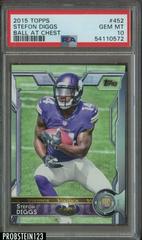 Stefon Diggs [Ball at Chest] Football Cards 2015 Topps Prices