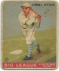 Jimmy Dykes [Age Is 26 in Bio] #6 Baseball Cards 1933 Goudey Prices