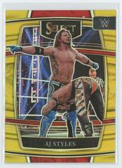 AJ Styles [Gold Prizm] #13 Wrestling Cards 2022 Panini Select WWE Prices