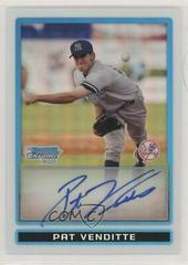 Pat Venditte [Refractor Autograph] Baseball Cards 2009 Bowman Chrome Prospects Prices