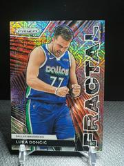 Luka Doncic [Mojo] #2 Basketball Cards 2023 Panini Prizm Fractal Prices